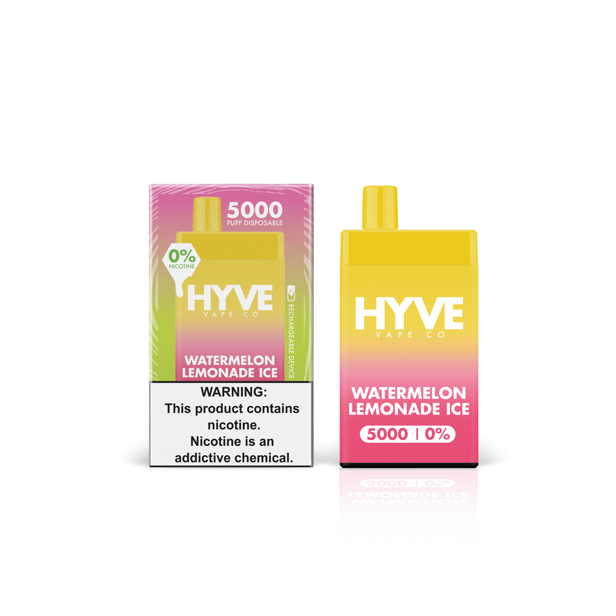 Watermelon Lemonade ICE by Hyve Disposable 5K 0%