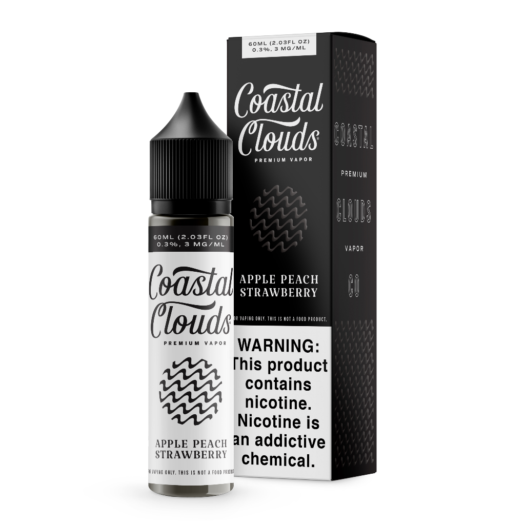 60ML | APPLE PEACH STRAWBERRY by COASTAL CLOUDS